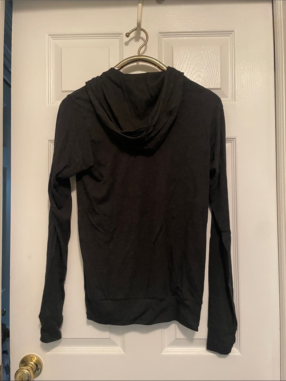 Grateful Dead Black Zip-Up Hoodie with White Lightning Bolt - Picture 5 of 5